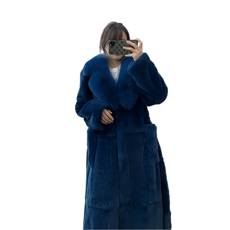 Plus Size X-Long Fur Coat