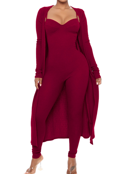 Jumpsuit Loose Long-Sleeved