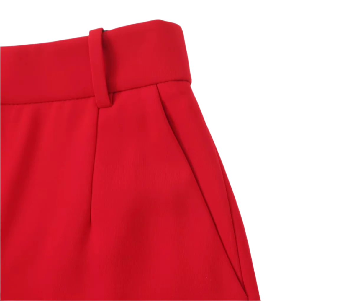 Romantic Red Vest & Flare Pants Set