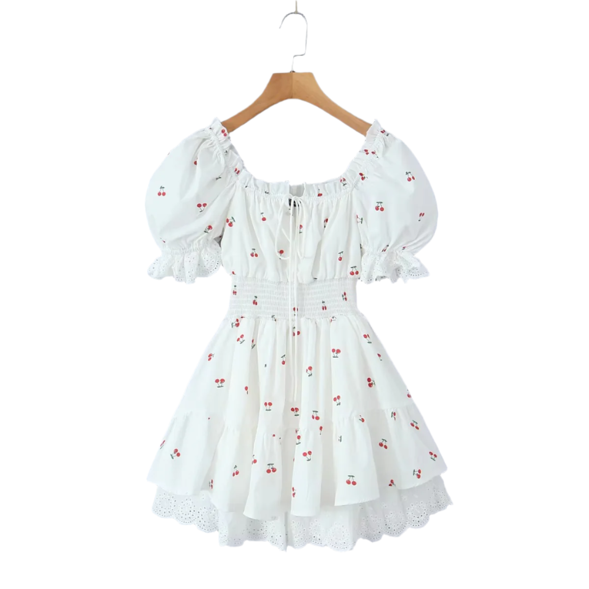 Floral Puff Sleeve Mini Dress – Chic & Playful