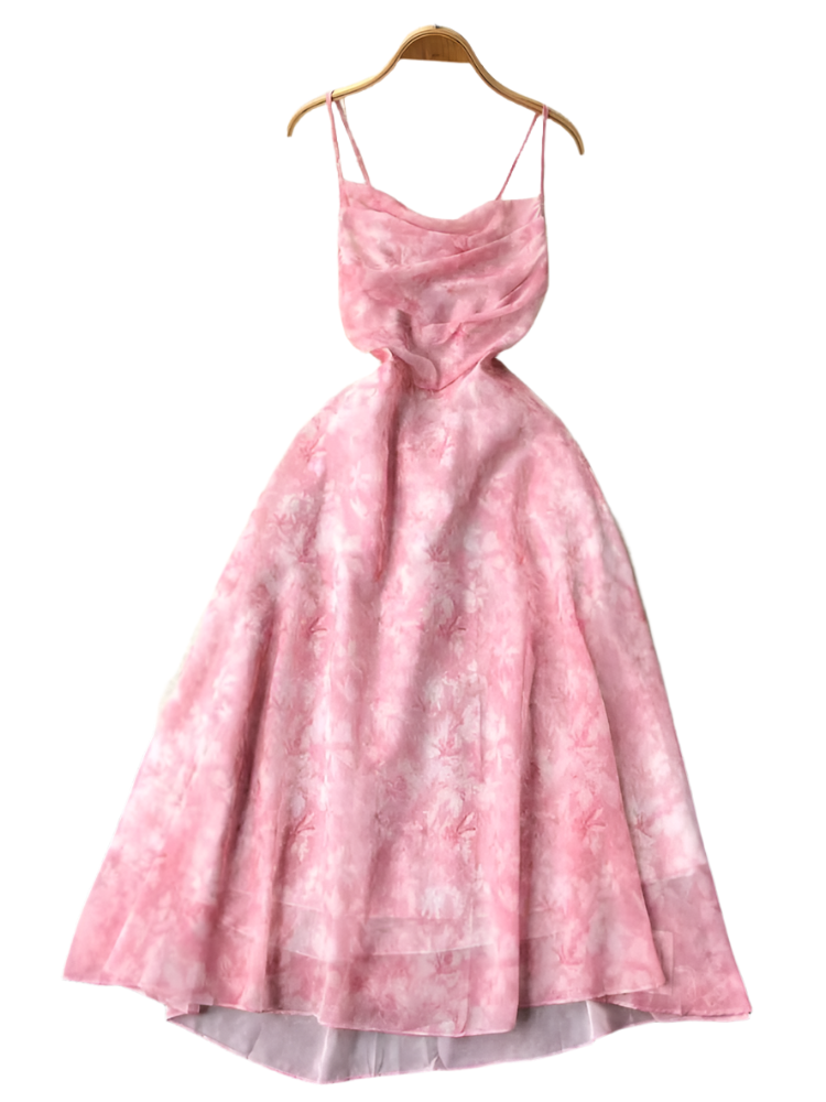 SINGREINY Floral Spaghetti Strap Dress – Effortless Summer Elegance 🌸✨