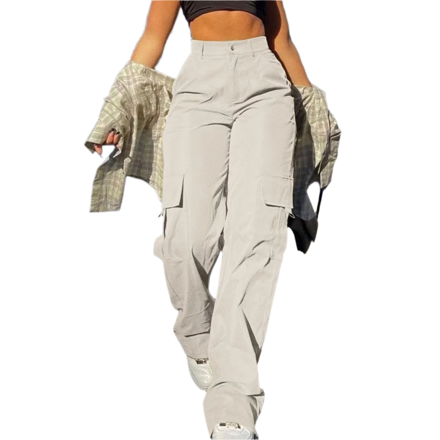 Cotton Linen Wide-Leg Trousers – Effortless Style