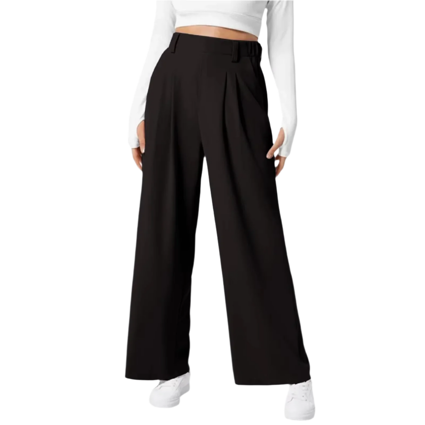 High-Waisted Wide-Leg Pants – Effortless Elegance & Comfort