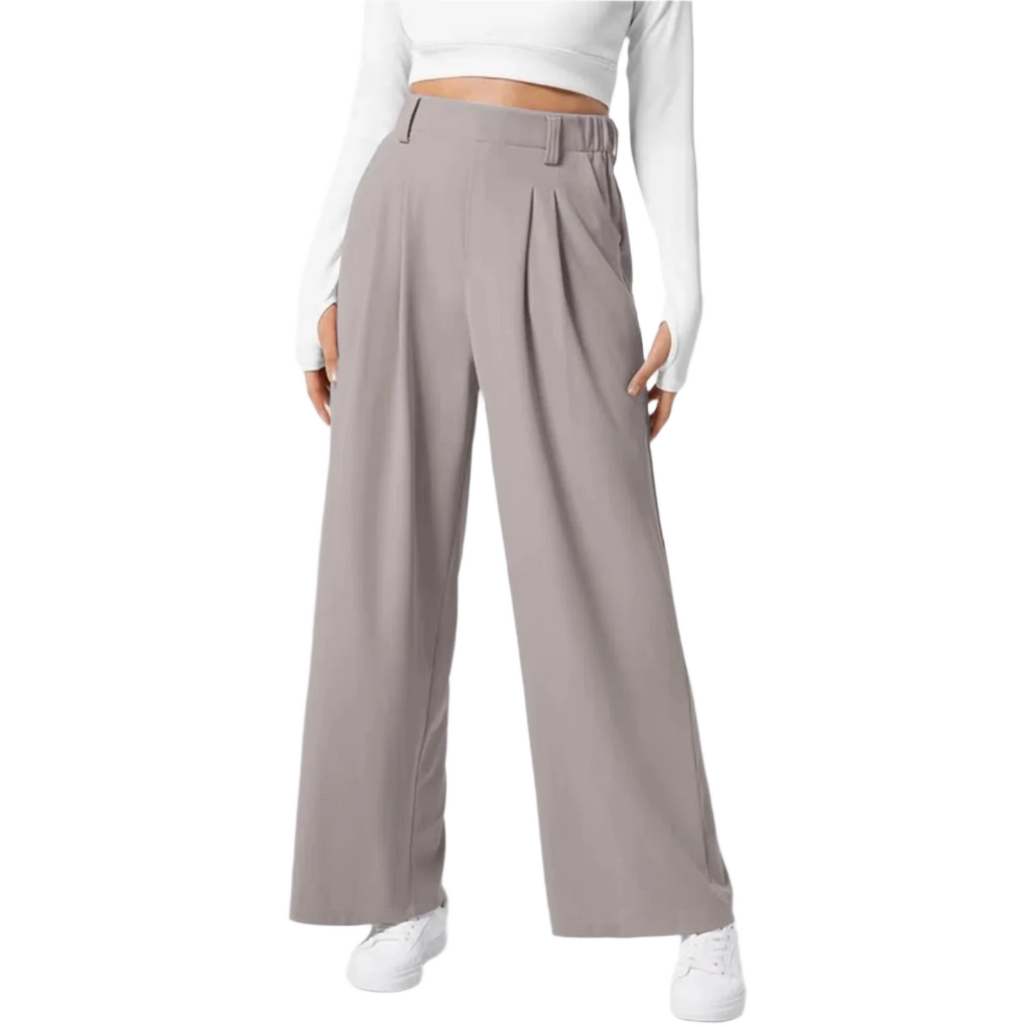 High-Waisted Wide-Leg Pants – Effortless Elegance & Comfort