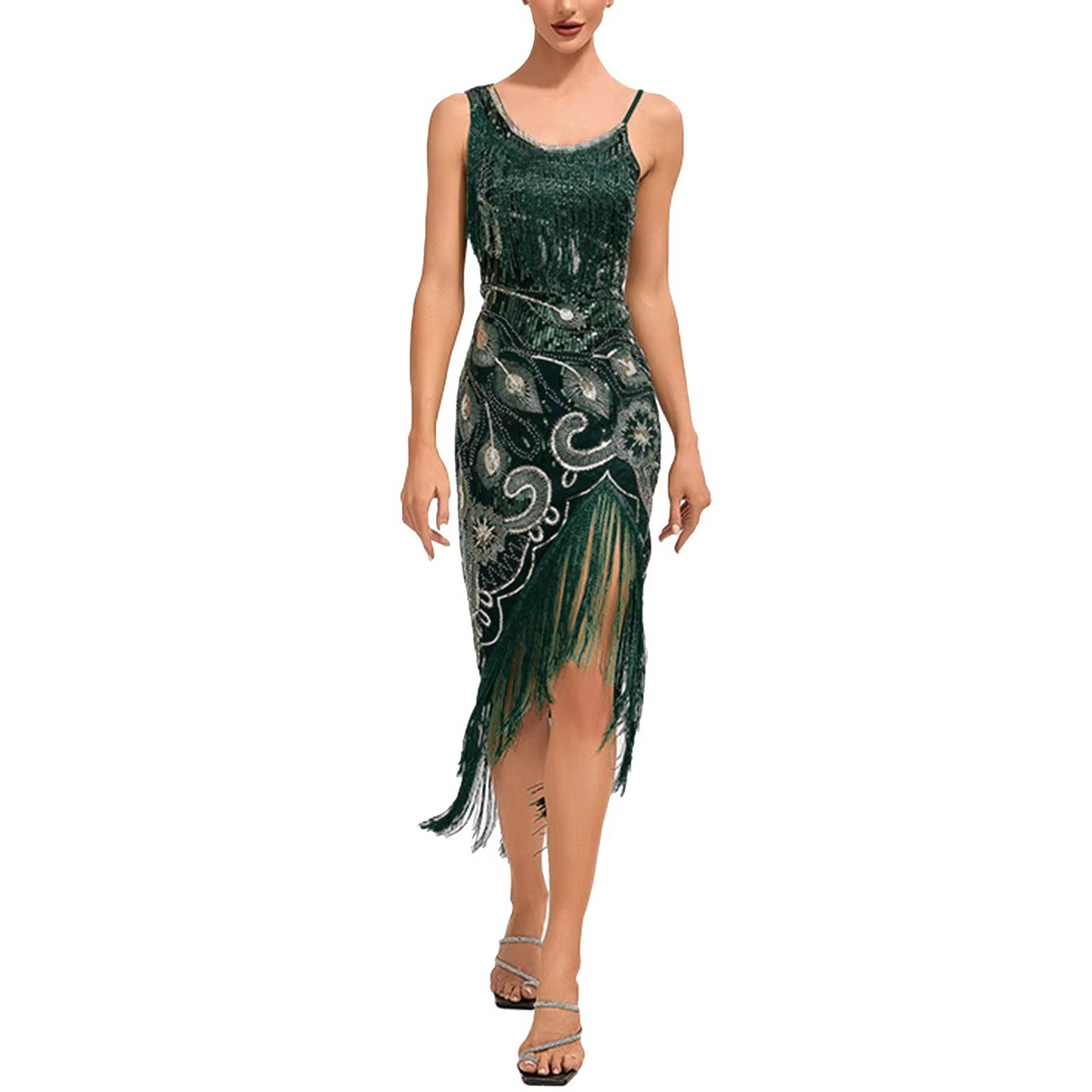 1920s Flapper Tassel Dress – Glamorous Gatsby-Inspired Elegance