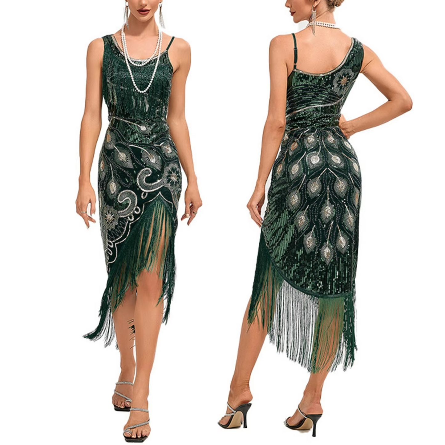 1920s Flapper Tassel Dress – Glamorous Gatsby-Inspired Elegance