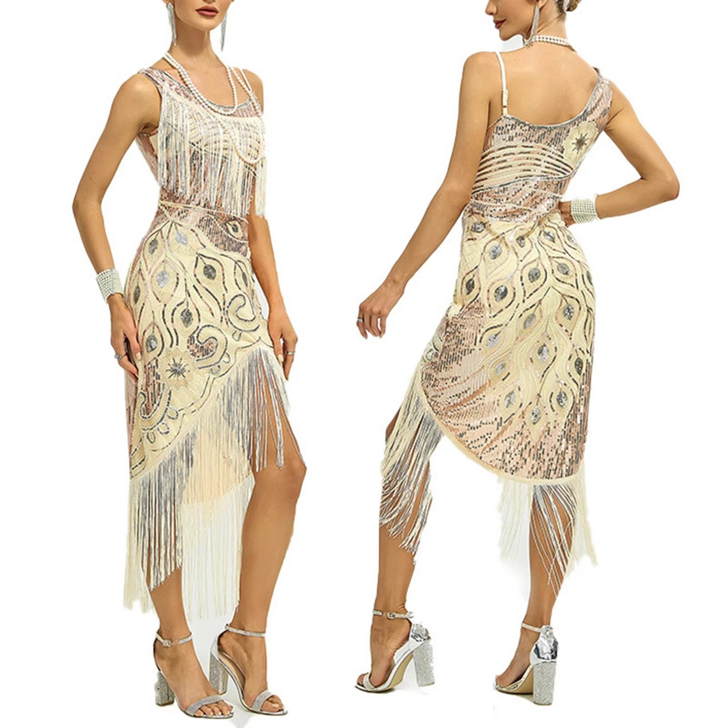 1920s Flapper Tassel Dress – Glamorous Gatsby-Inspired Elegance