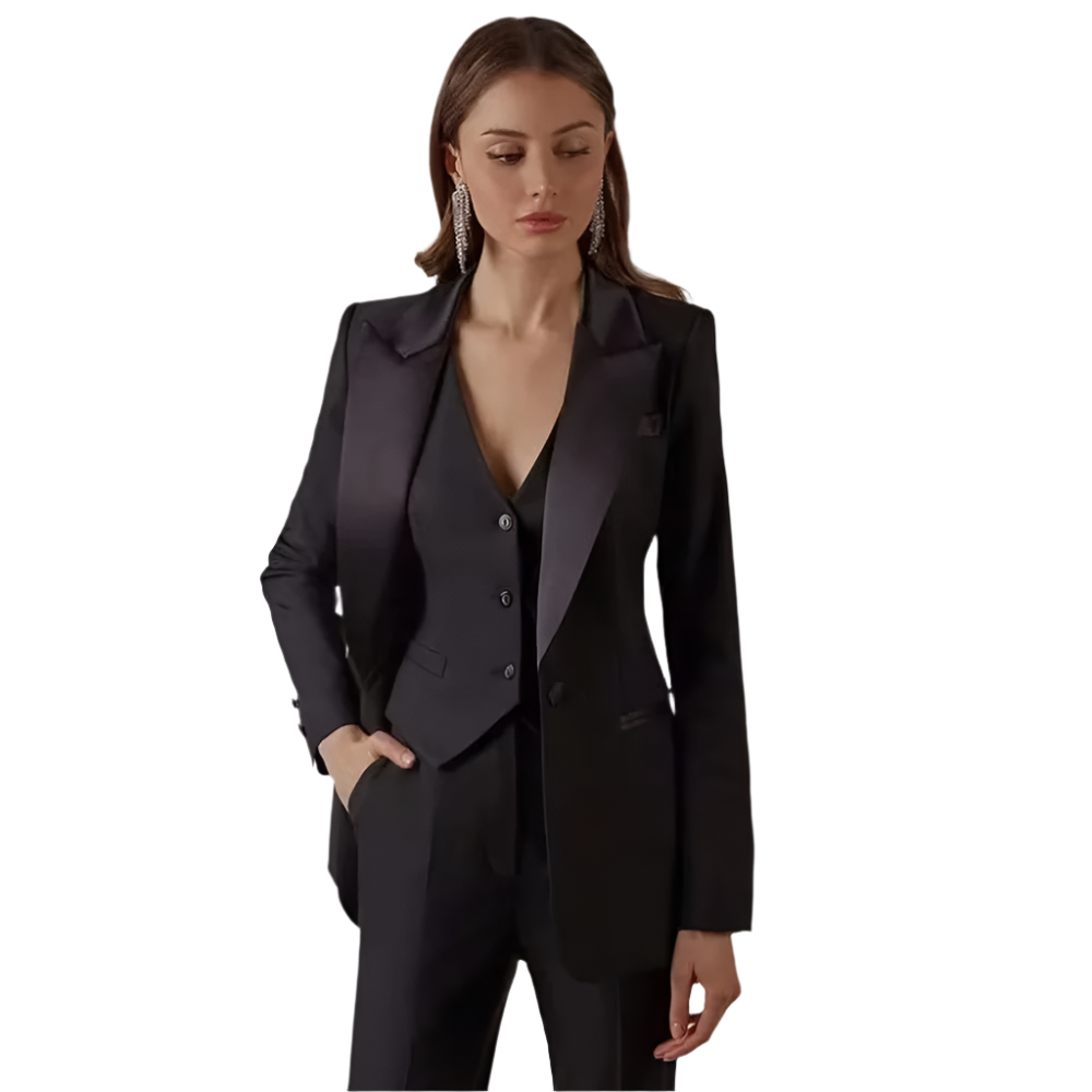 3-Piece Suit – Blazer, Vest & Pants Set