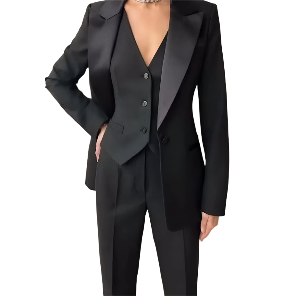 3-Piece Suit – Blazer, Vest & Pants Set
