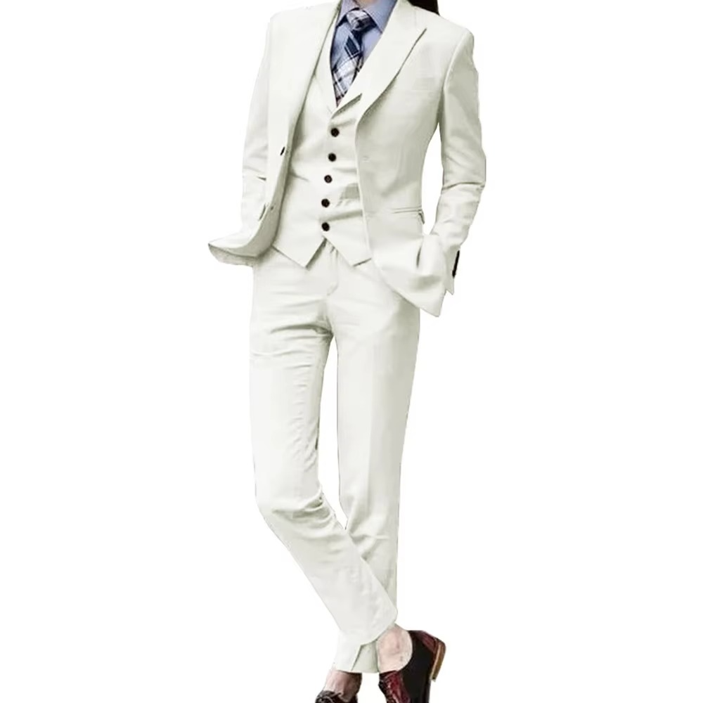 3-Piece Suit – Blazer, Vest & Pants Set