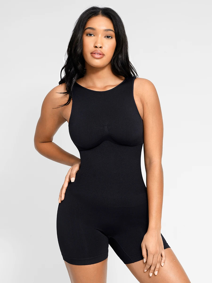 Backless Jumpsuit Tummy Control