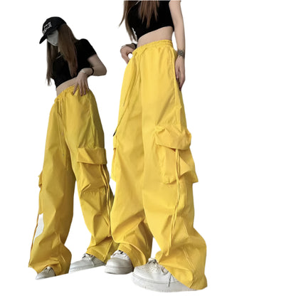 High-Waist Cargo Sweatpants