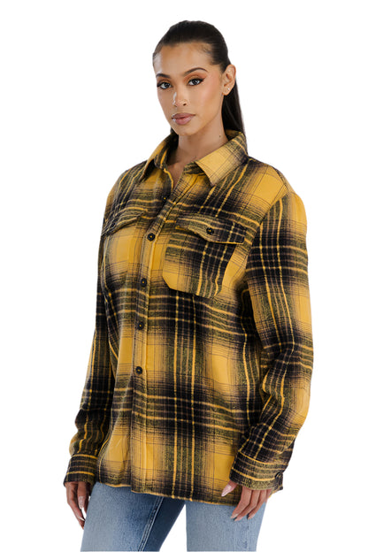 Boyfriend Oversized Soft Flannel Shacket