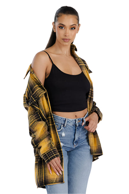 Boyfriend Oversized Soft Flannel Shacket