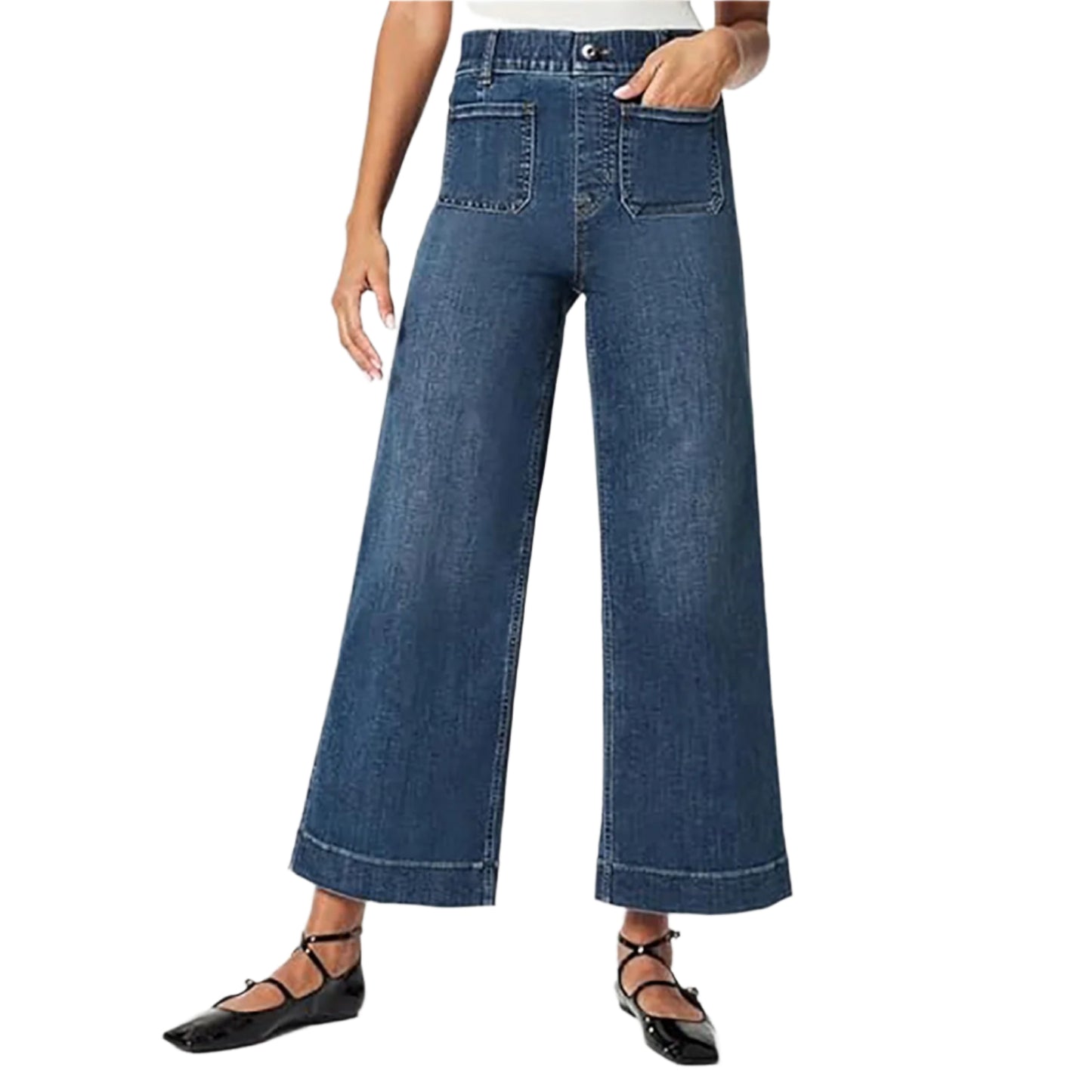 Vintage High-Waist Wide-Leg Jeans