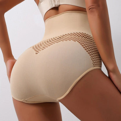 High-Waisted Tummy Control Cotton Panties