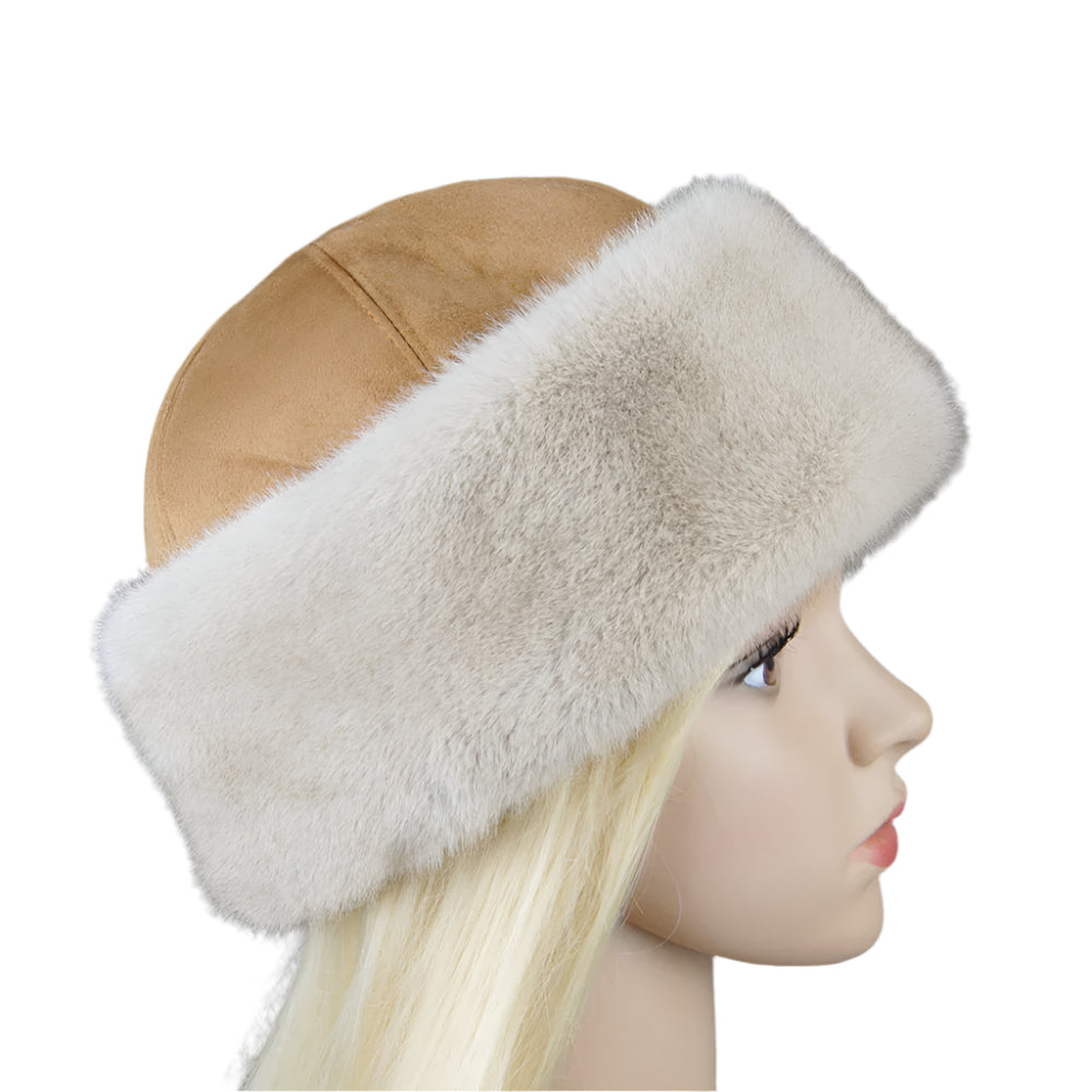 False Mink Fur Warm Luxury Winter Hat