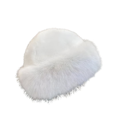 Plush Mink Fur Ski Beanie