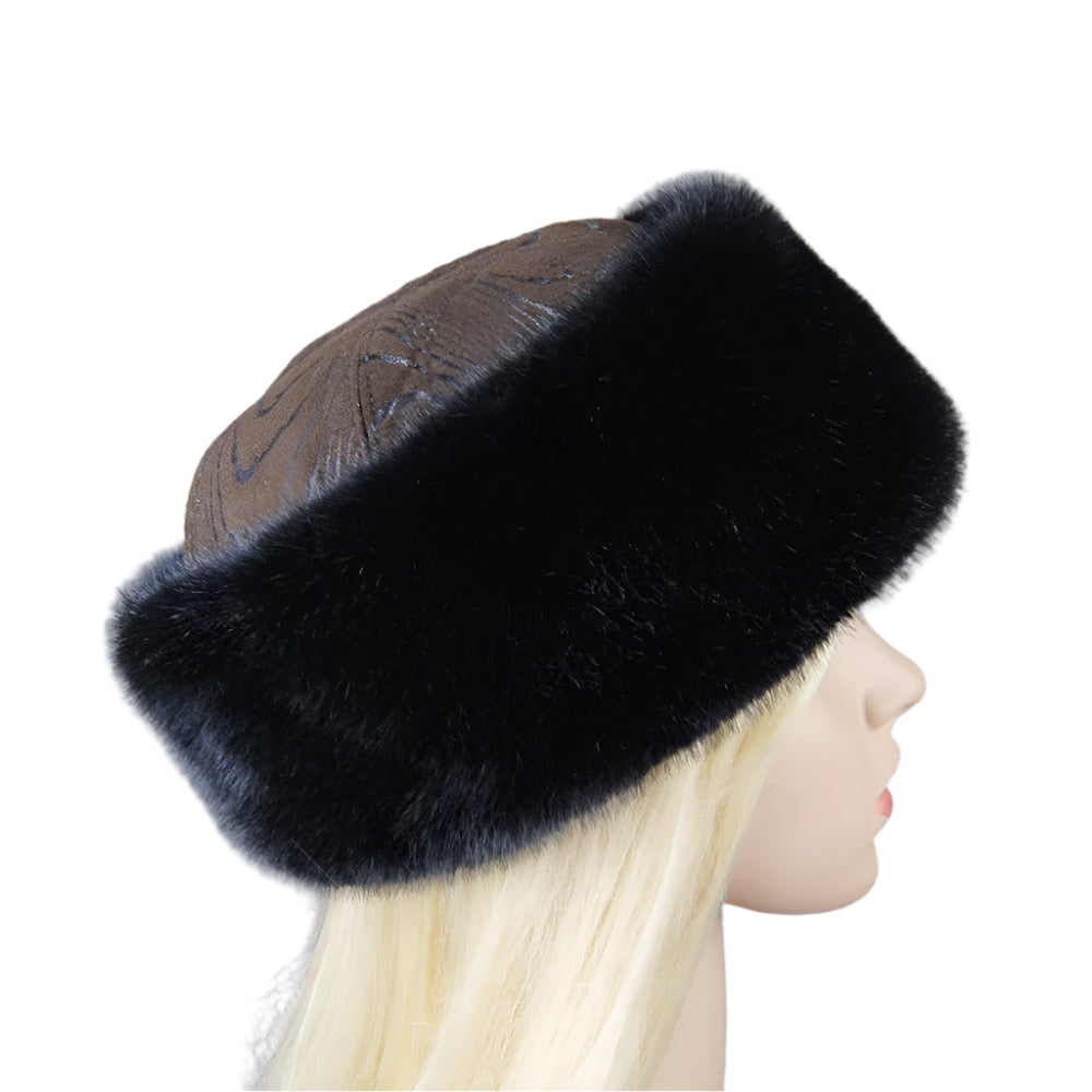 Luxurious Faux Mink Fur Women's Winter Hat