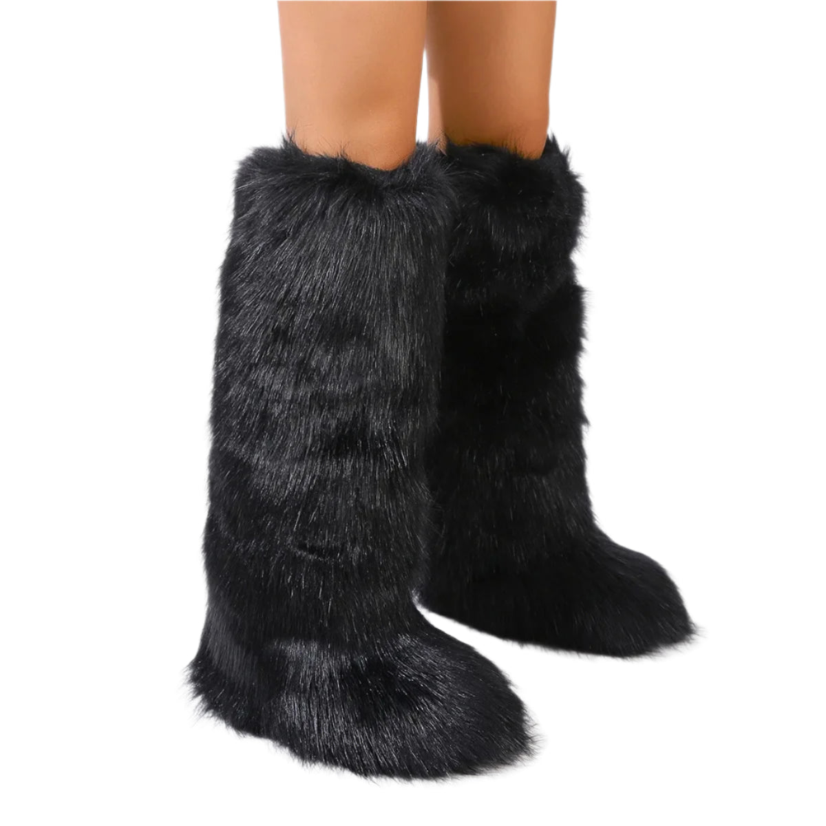 Winter Fluffy Faux Fox Fur Warm