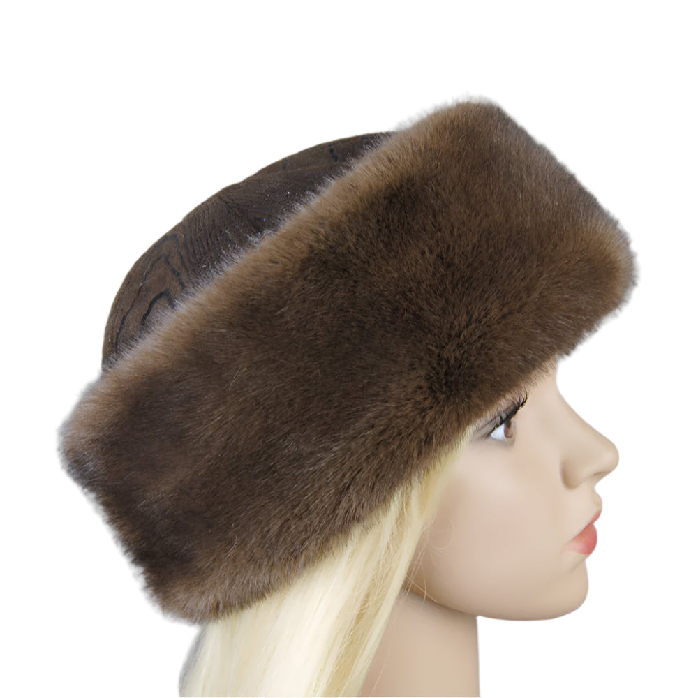 Luxurious Faux Mink Fur Women's Winter Hat