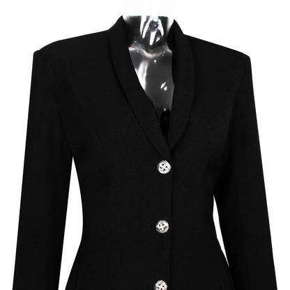 Spring Autumn Black Blazer Mini Dress