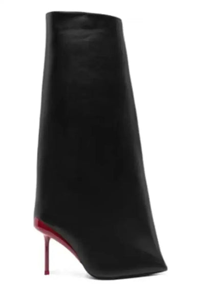 British Style Slim Heeled Knee-High Boots