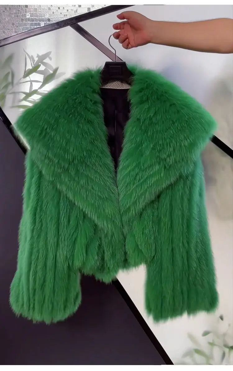 2024 Winter Women's Eco-Friendly Fur Jacket