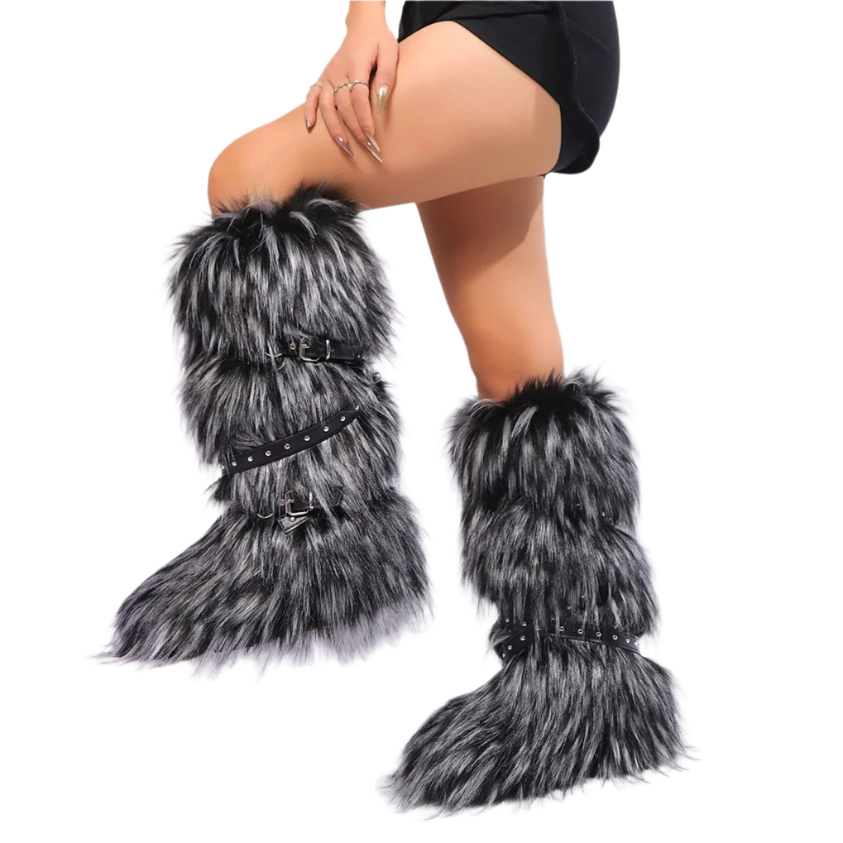 Winter Faux Fur Snow Warm Plush