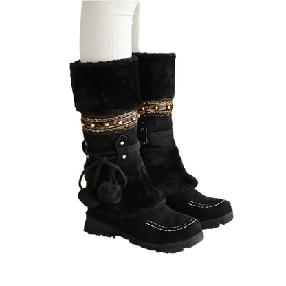 Vintage Snow Fluffy Warm Boots