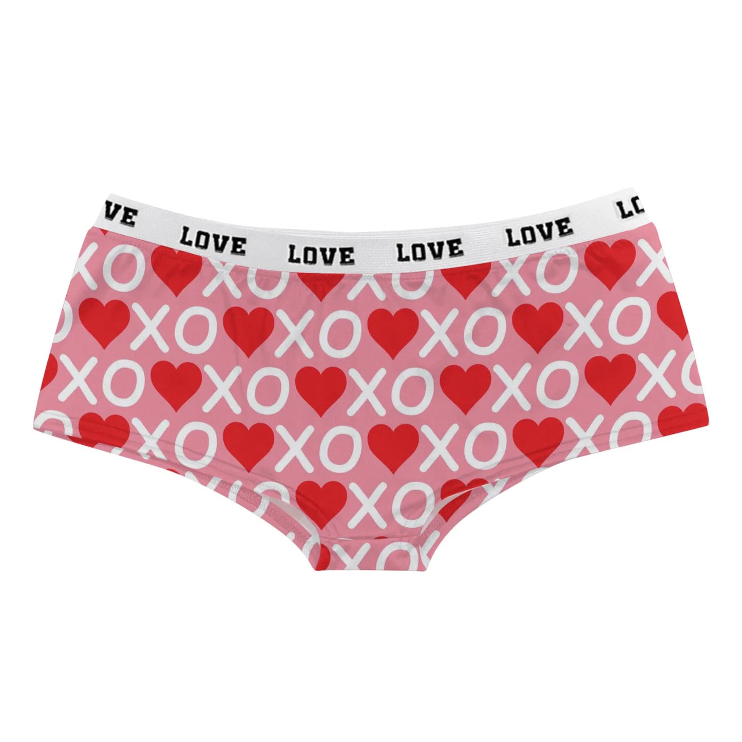 Sexy Lips Print Boxer Brief Valentine