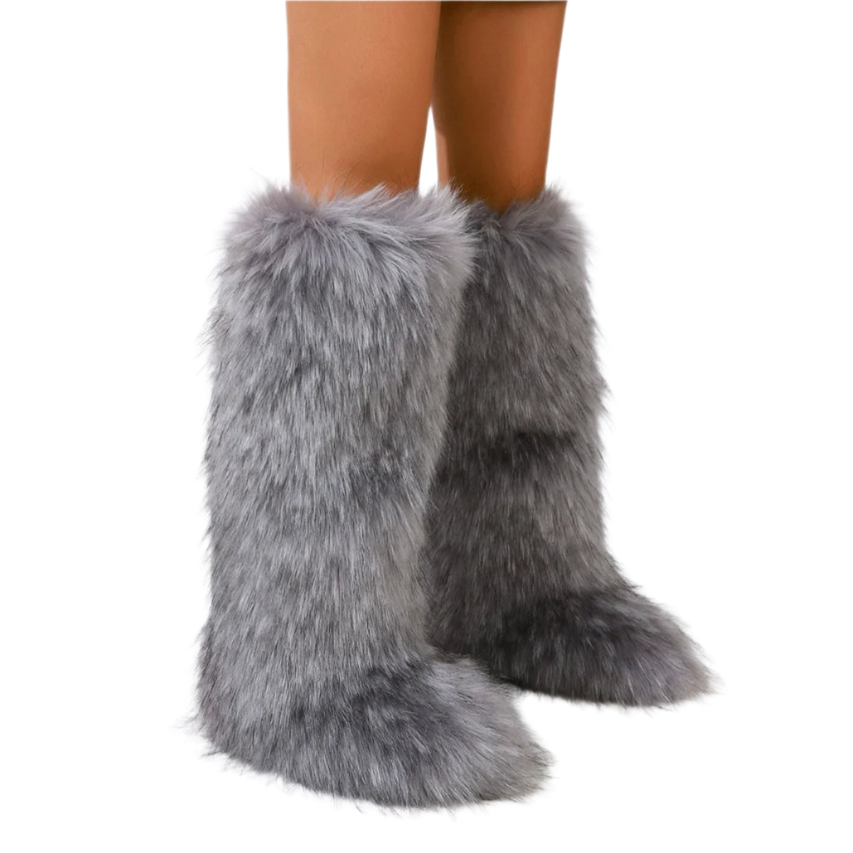 Winter Fluffy Faux Fox Fur Warm