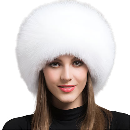 Hot Sale Fox Fur Winter Hat With Earmuffs