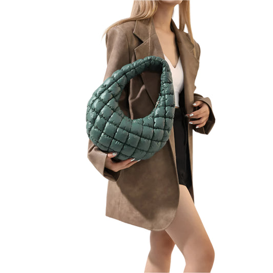 Quilted Cloud Mini Handbag - Lightweight & Padded