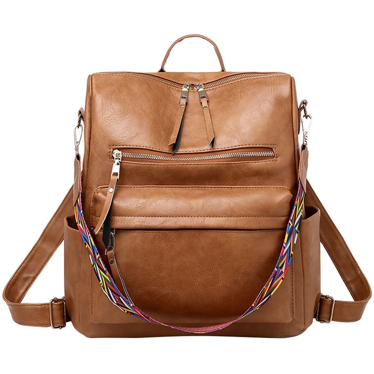 Fashion Leather Backpack Purse