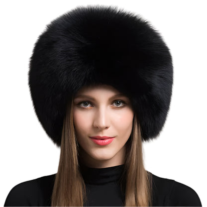 Hot Sale Fox Fur Winter Hat With Earmuffs