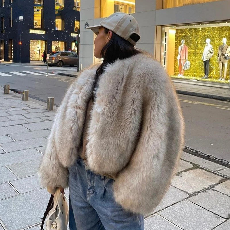 2024 Iconic Street Fashion Faux Fur