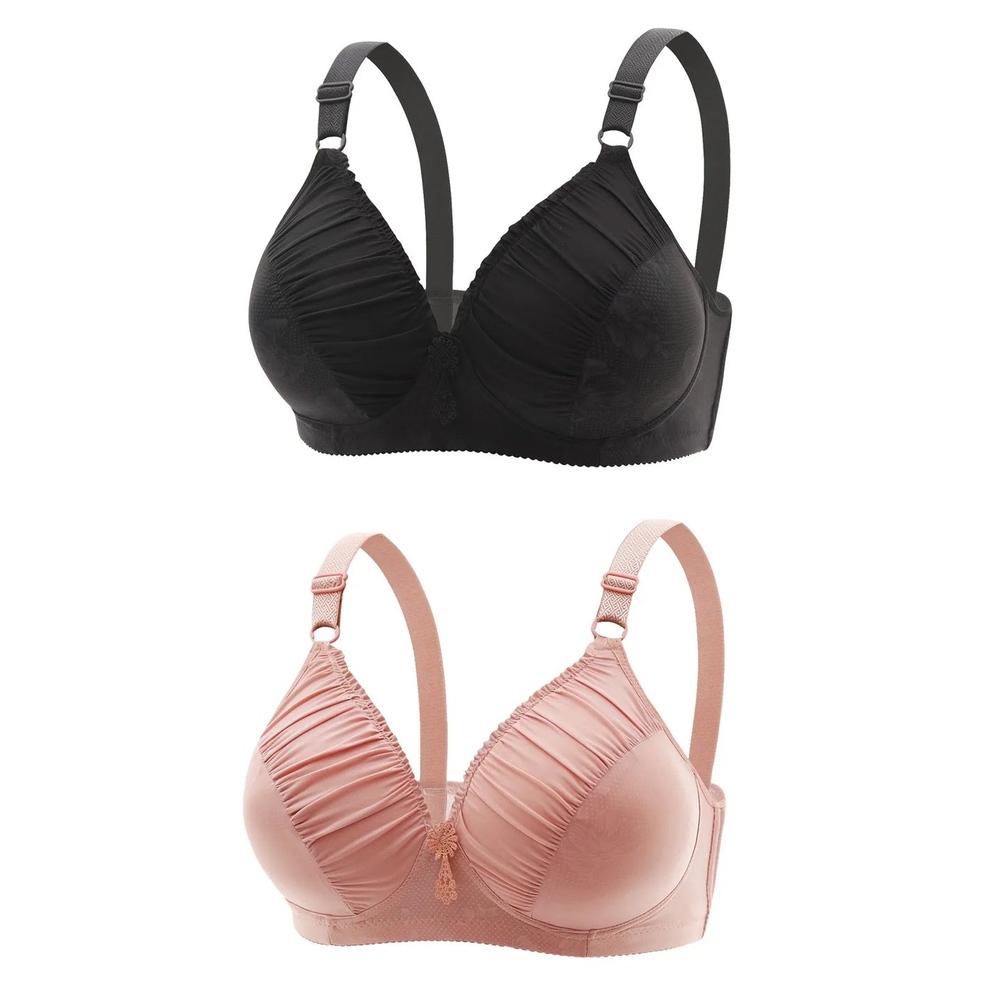 Supportive Sheer Full Cup Bra for Large Bust