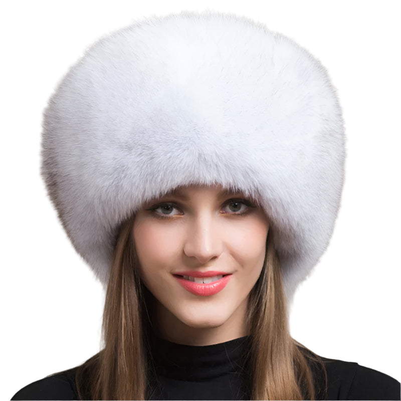 Hot Sale Fox Fur Winter Hat With Earmuffs