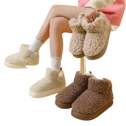 Cozy Plush Cotton Ankle Slippers