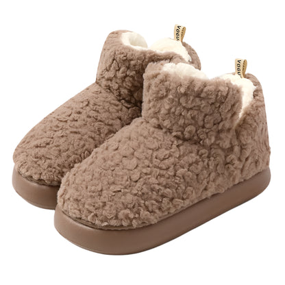 Cozy Plush Cotton Ankle Slippers