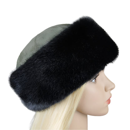 Luxurious Faux Mink Fur Women's Winter Hat