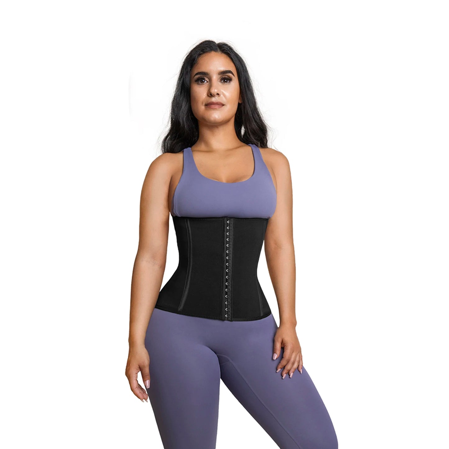 Zipper Double Strap High Compression Waist