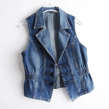 Denim Vest Women's New Spring Autumn Sleeveless