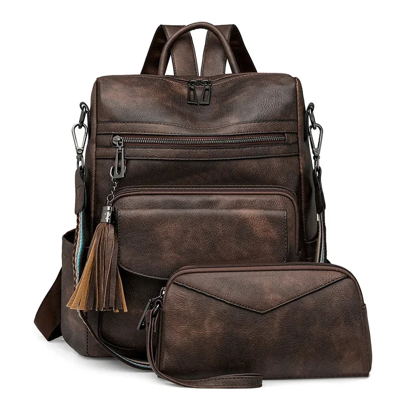 Large Leather Backpack Pursek