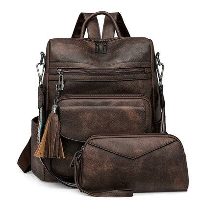 Large Leather Backpack Pursek