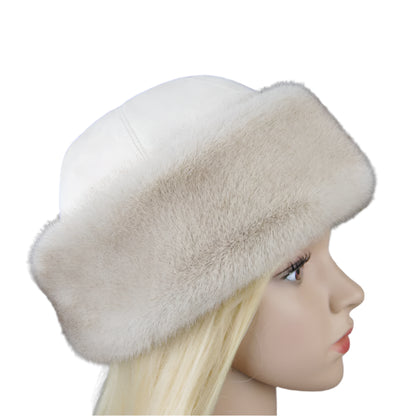 False Mink Fur Warm Luxury Winter Hat