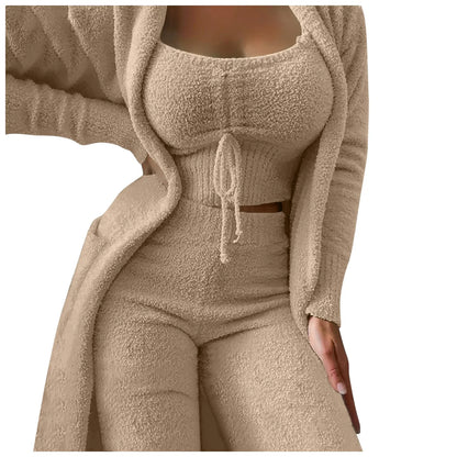 Fleece 3 Pc Teddy Loungewear