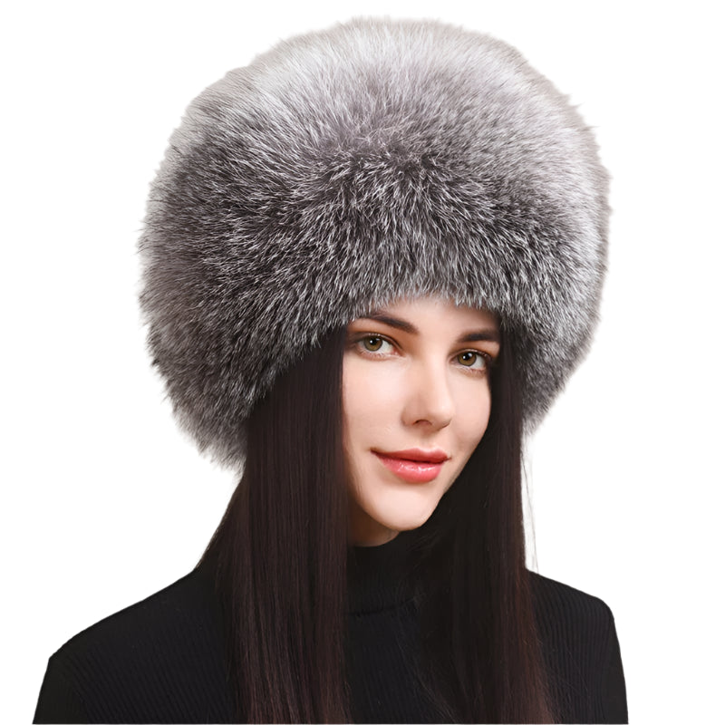 Hot Sale Fox Fur Winter Hat With Earmuffs