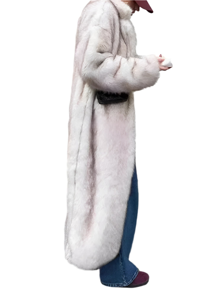 Faux Fur Coat European Style Street